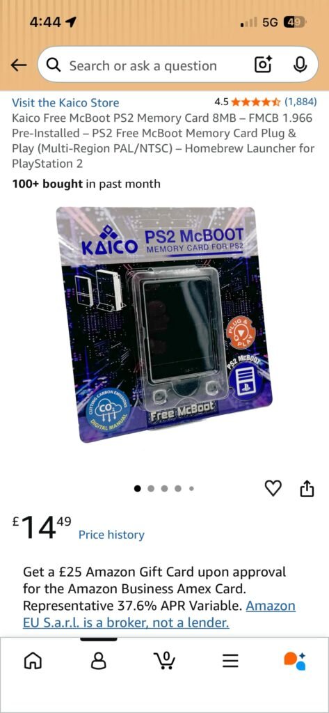 kaico fmcb preloaded memory card adapter from amazon